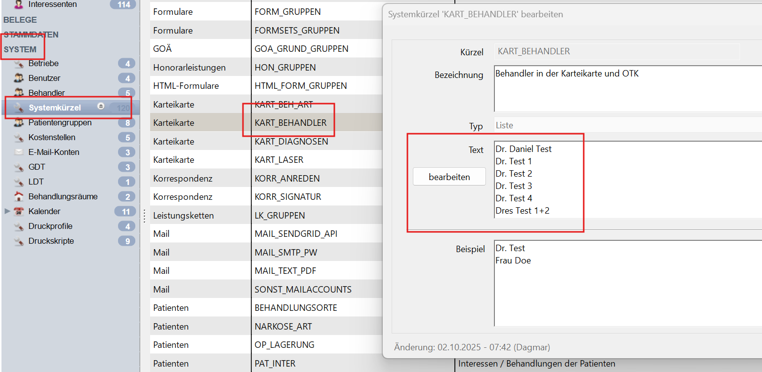 Behandler in Pixelmedics